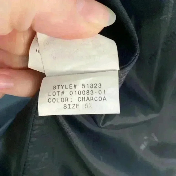 Rothschild Vintage 100% Wool Coat Girls Size 6X Gray with Black Velvet Trim - Picture 10 of 15